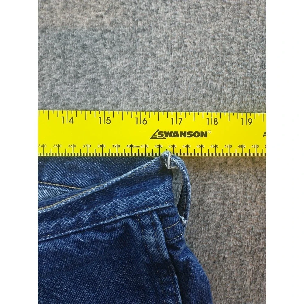 Wrangler Regular Fit Blue Jeans Mens 34x32 Medium Wash Denim 965T1MR Mexico